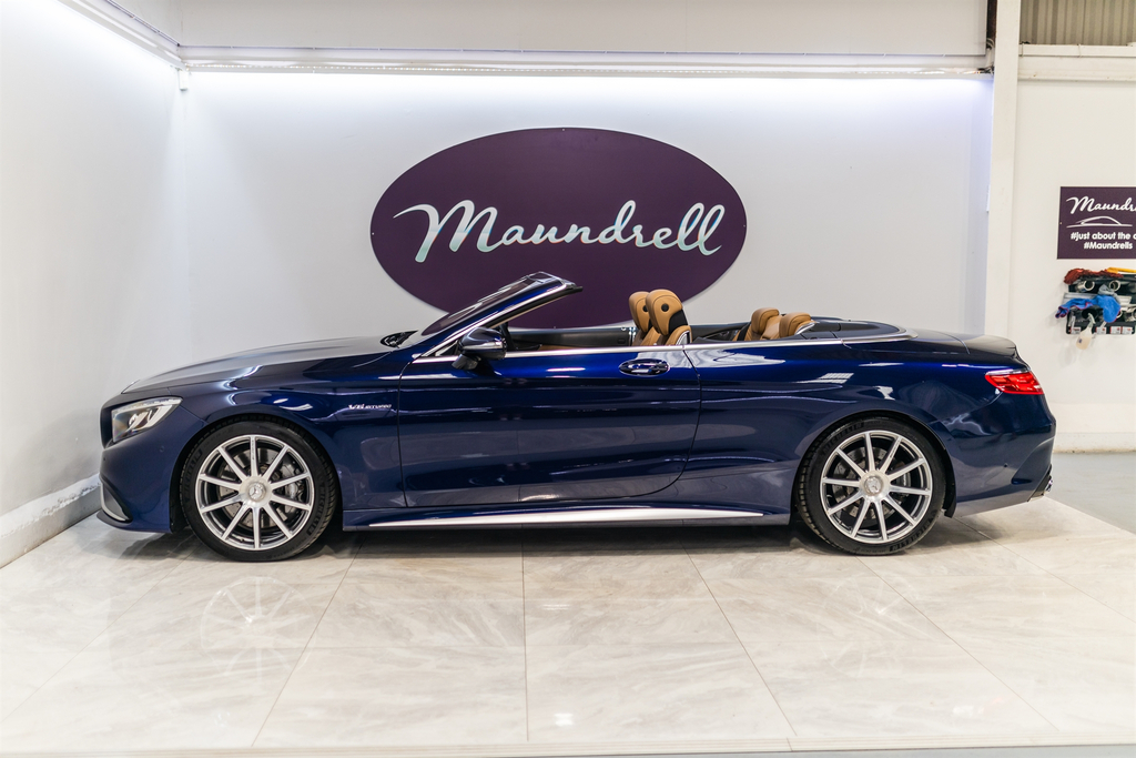 Mercedes-Benz S Class 5.5 V8 Amg S Cabriolet Spds Mct Euro 6 Blue #3