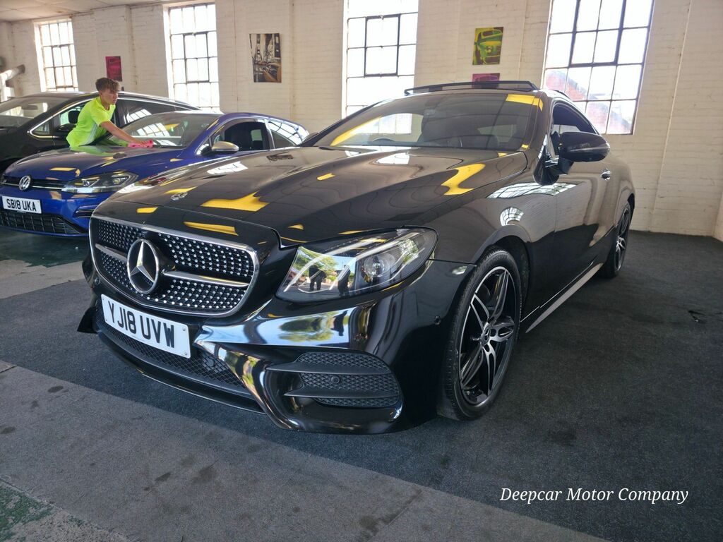 Mercedes-Benz E Class 2.0 E220d Amg Line YJ18UVW Black #3