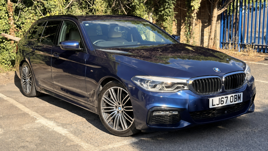 BMW 5 Series 2.0 525D M Sport Touring Euro 6 S Blue