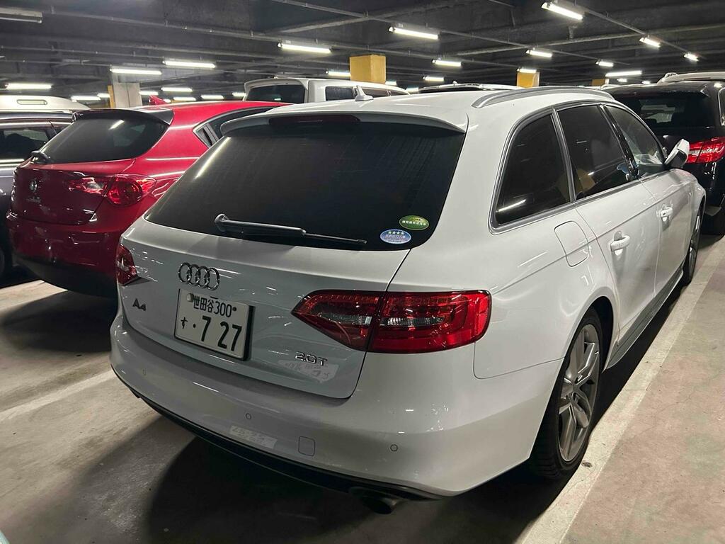 Audi A4 Avant S Line White #2