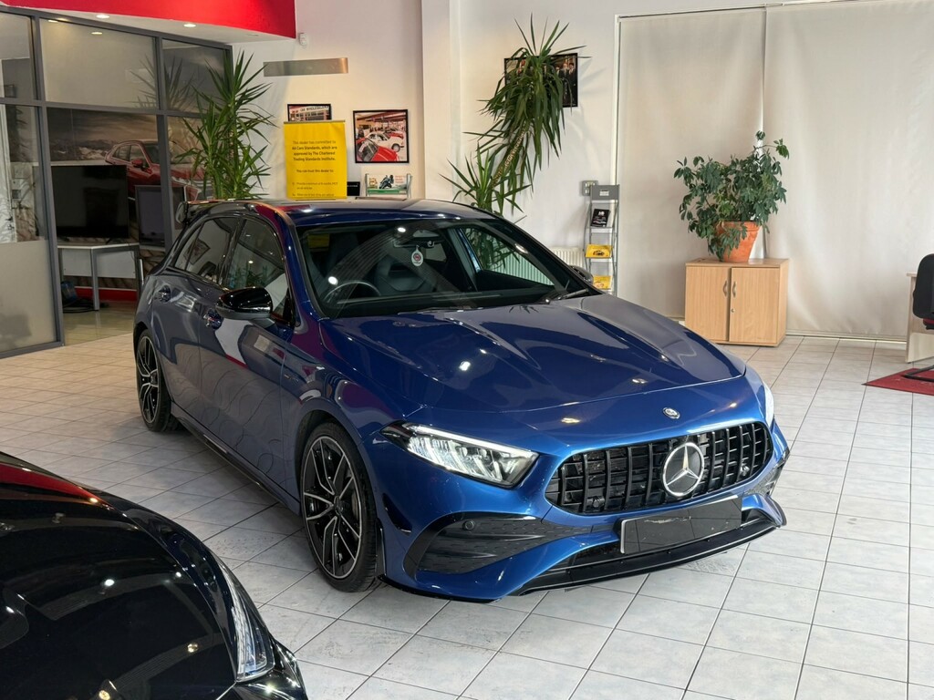 Mercedes-Benz A Class 2.0 A35h Mhev Amg Touring Edition Blue #2