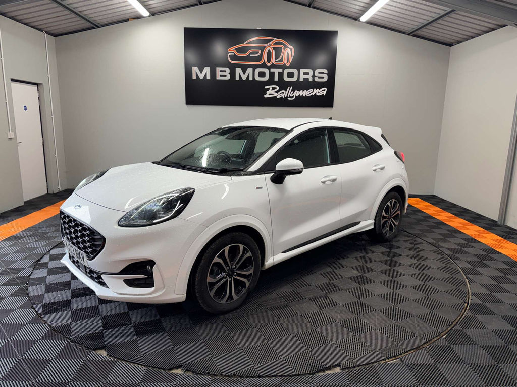 Ford Puma St-line Mhev MJ23BKV White #3