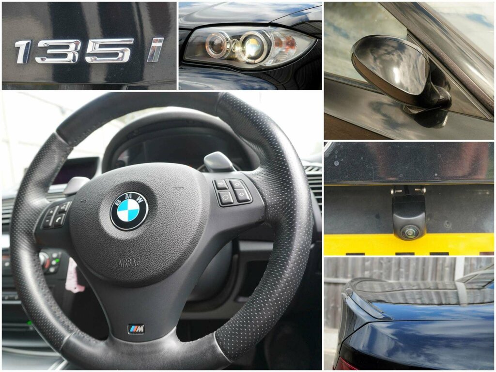 BMW 1 Series Convertible Black #8