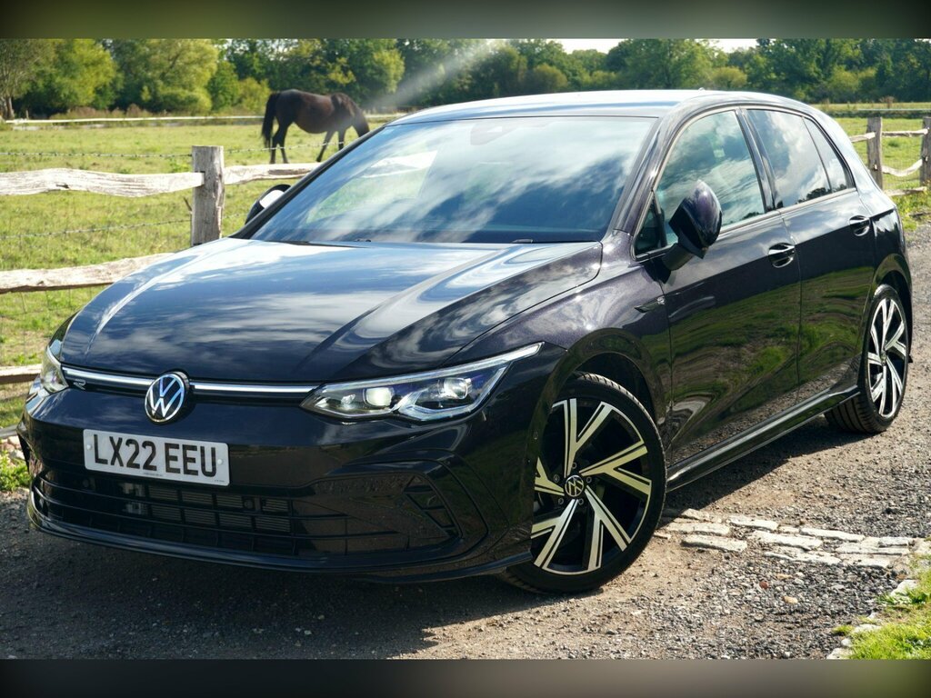 Volkswagen Golf 1.5 Etsi Mhev R-line Hatchback Hybrid D Black #3