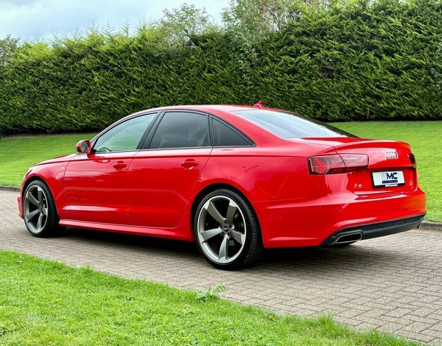 Audi A6 Saloon 2.0 Tdi Ultra Black Red #6