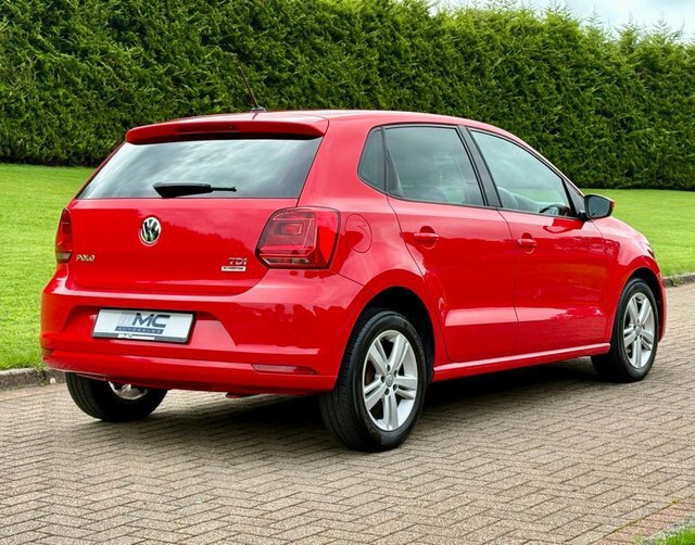 Volkswagen Polo 1.4 Tdi Bluemotion Tech PJ16WMO Red #3