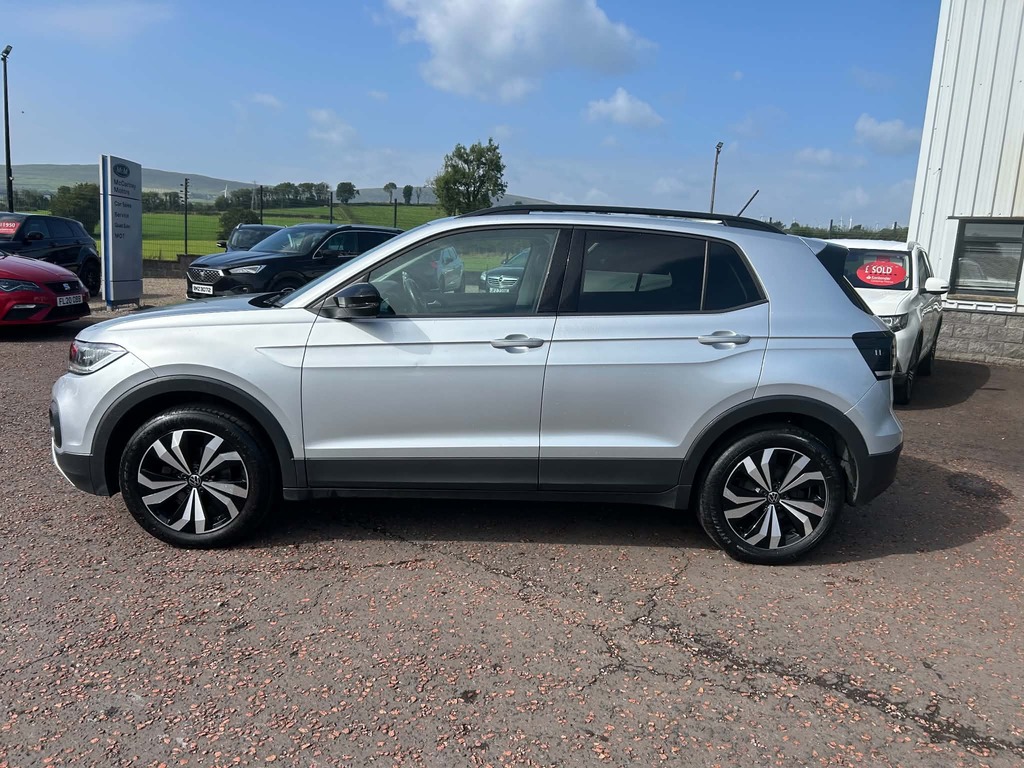 Volkswagen T-Cross 1.0 Tsi Black Edition Silver #4