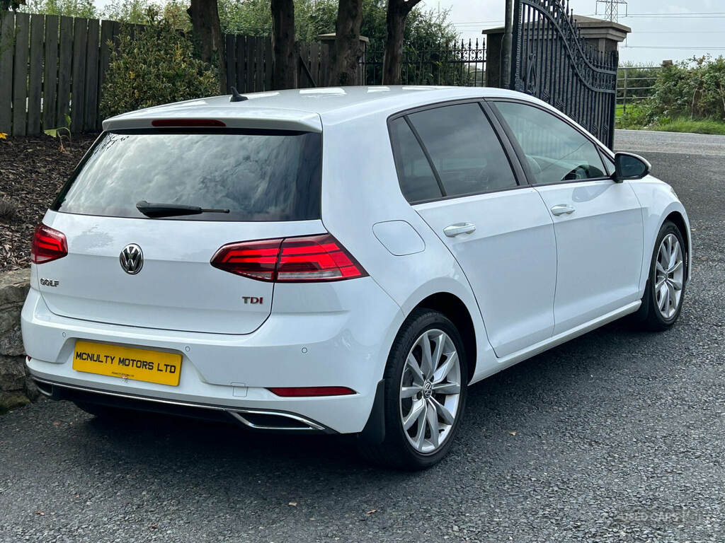 Volkswagen Golf 1.6 Tdi Gt White #3