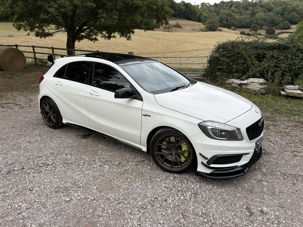 Mercedes-Benz A Class 2.0 A45 Amg, Aero Kit, Panoramic Sunroof, Sat Nav White #2