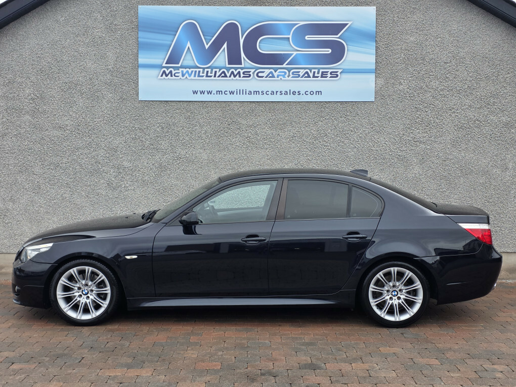 BMW 5 Series Black #6