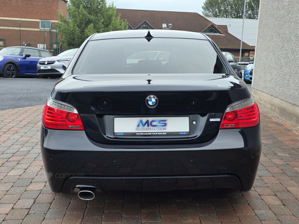 BMW 5 Series Black #4
