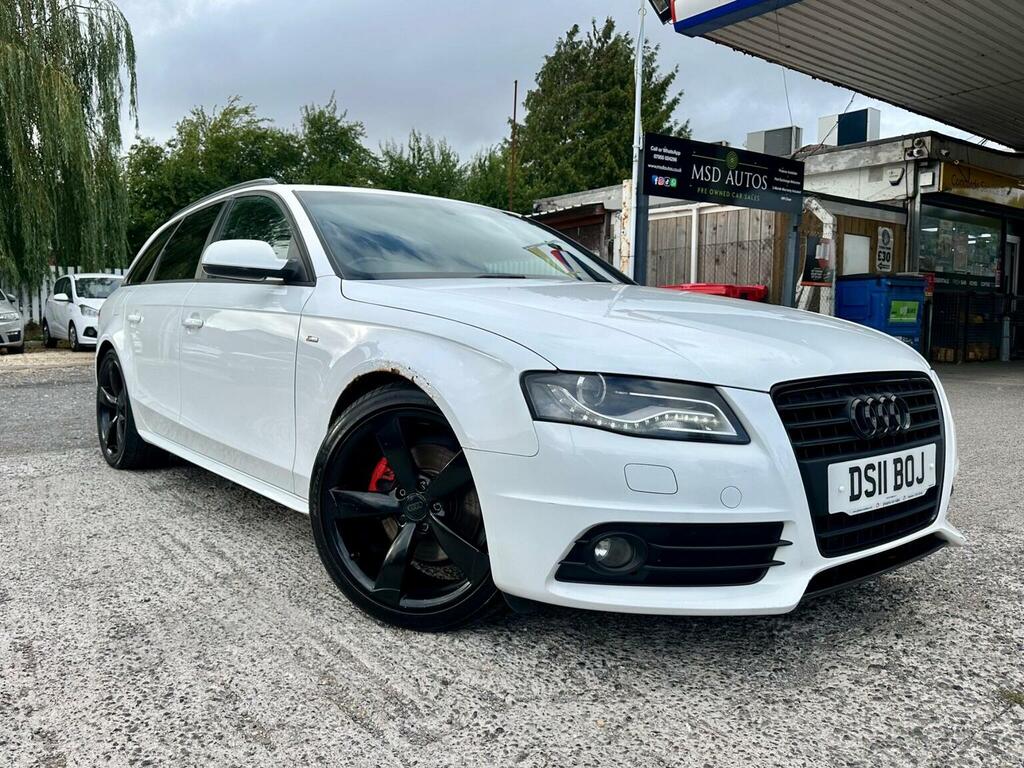 Audi A4 Avant 2.0 Tdi Black Edition Euro 5 Ss 2011 White