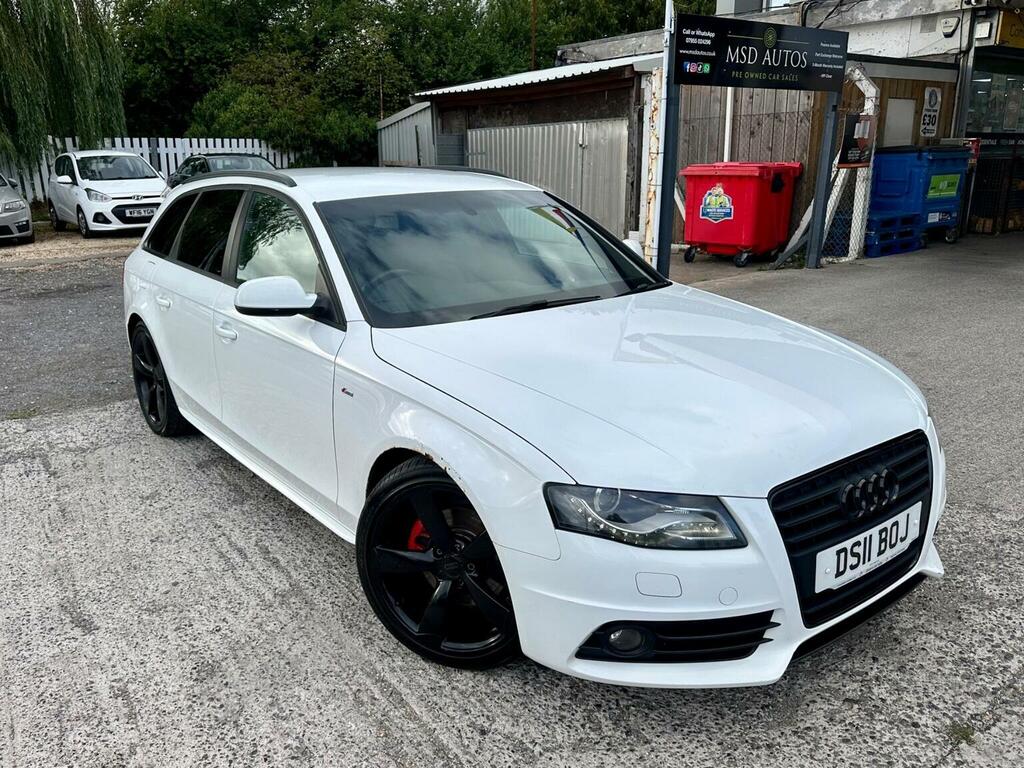 Audi A4 Avant 2.0 Tdi Black Edition Euro 5 Ss 2011 White #2
