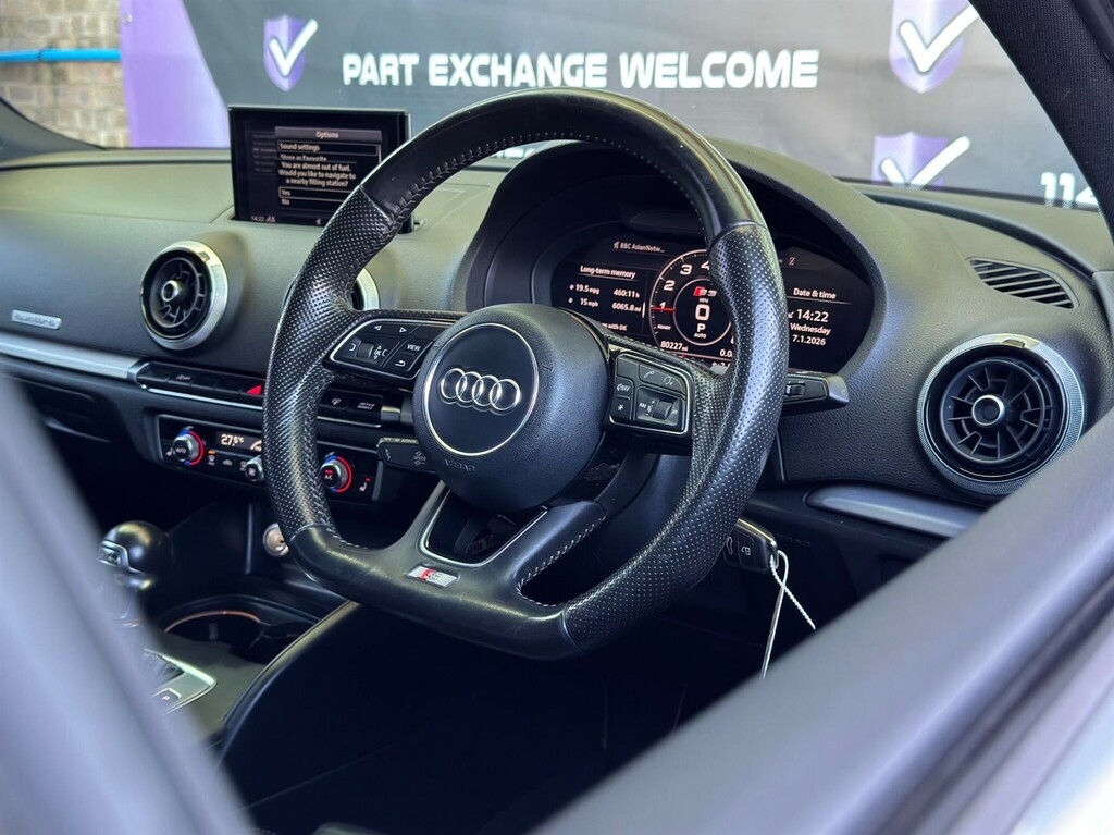 Audi S3 Hatchback 2.0 Tfsi Black Edition Sportback S Troni Grey #10