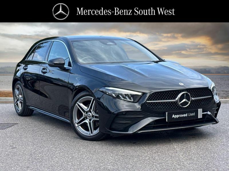 Mercedes-Benz A Class A 200 Amg Line Executive Mhev A KJ73YDA Black