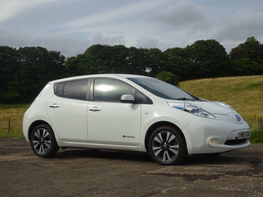 Nissan Leaf 24Kwh Tekna White #6