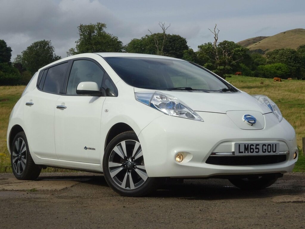Nissan Leaf 24Kwh Tekna White #4