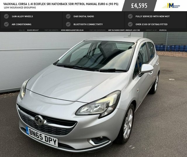Vauxhall Corsa 1.4I Ecoflex Sri Hatchback Euro Silver