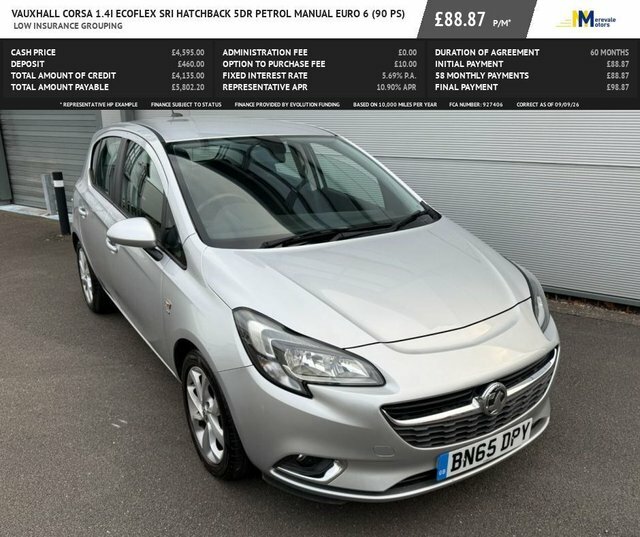 Vauxhall Corsa 1.4I Ecoflex Sri Hatchback Euro Silver #2