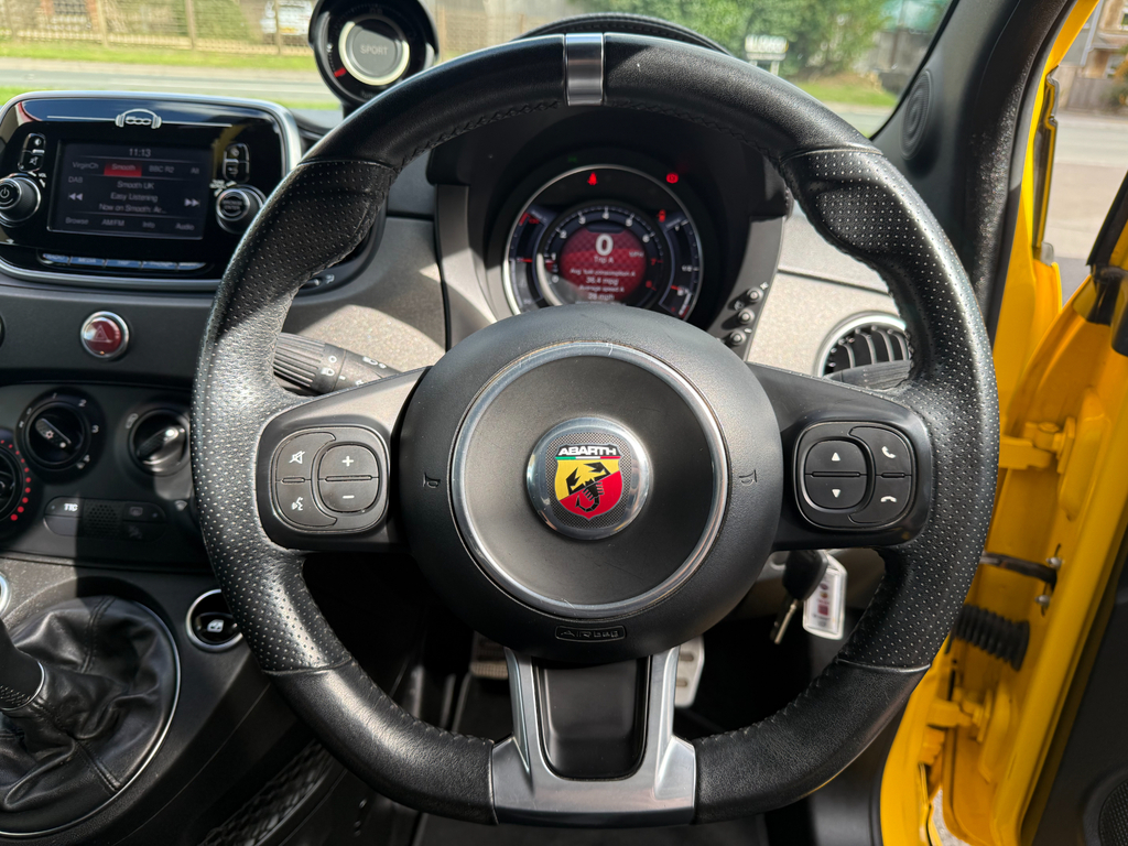 Abarth 595 1.4 T-jet 145 17 Alloys Nav Red #14