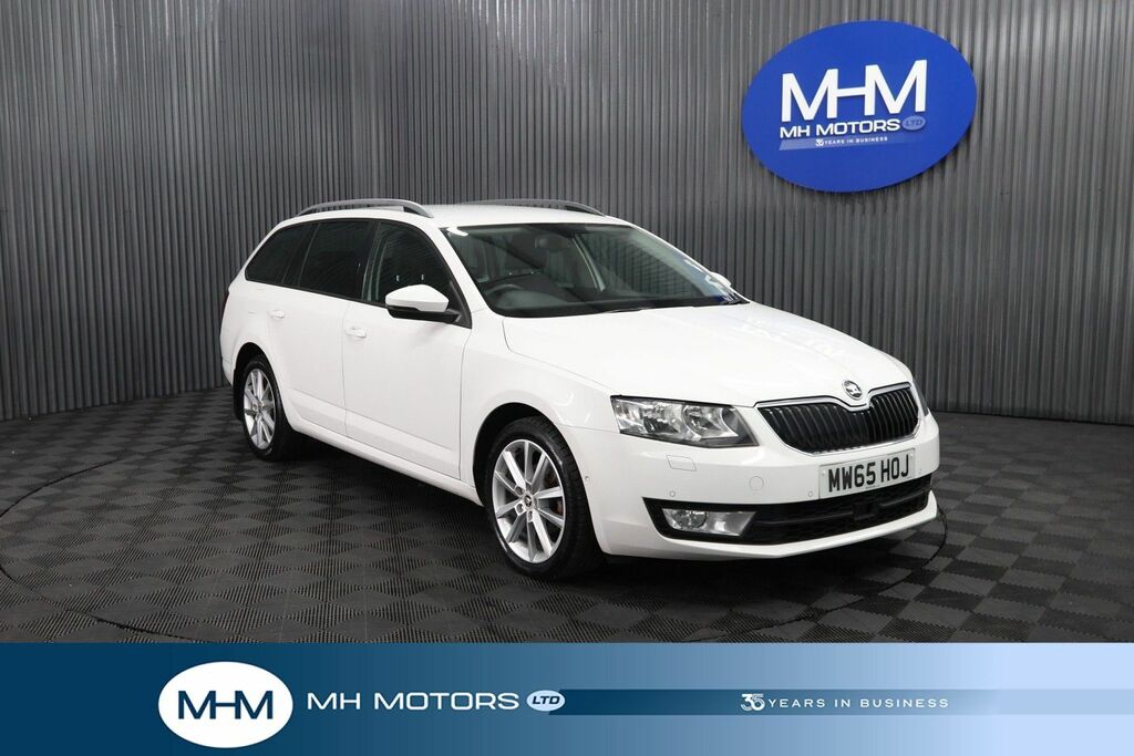 Skoda Octavia Tdi Se L Estate White