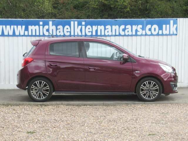 Mitsubishi Mirage 1.2 4 Hatchback Euro 6 S S 79 Purple #2