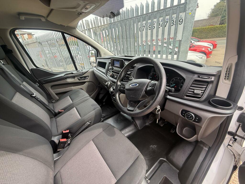 Ford Transit Custom 2.0 300 Ecoblue Leader L2 H1 Euro 6 Ss AE22KTP White #2