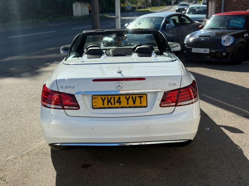 Mercedes-Benz E Class 2.1 E220 Cdi Se Cabriolet G-tronic Euro 5 Ss 2 White #6