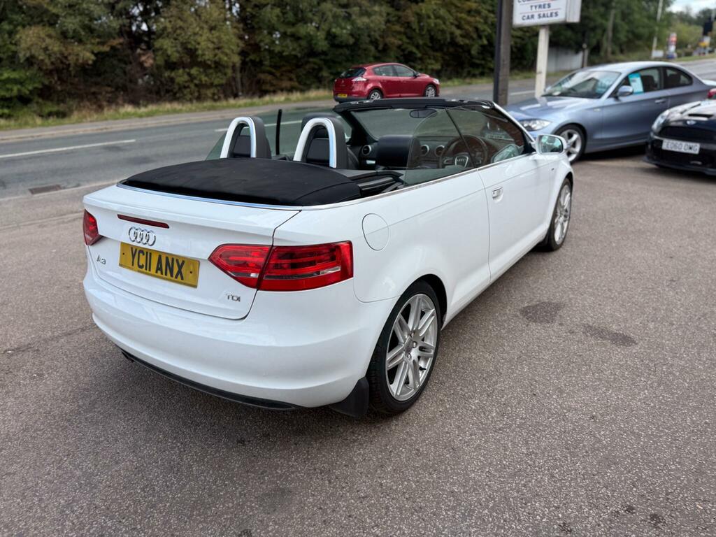 Audi A3 Cabriolet A3 Sport Tdi White #11
