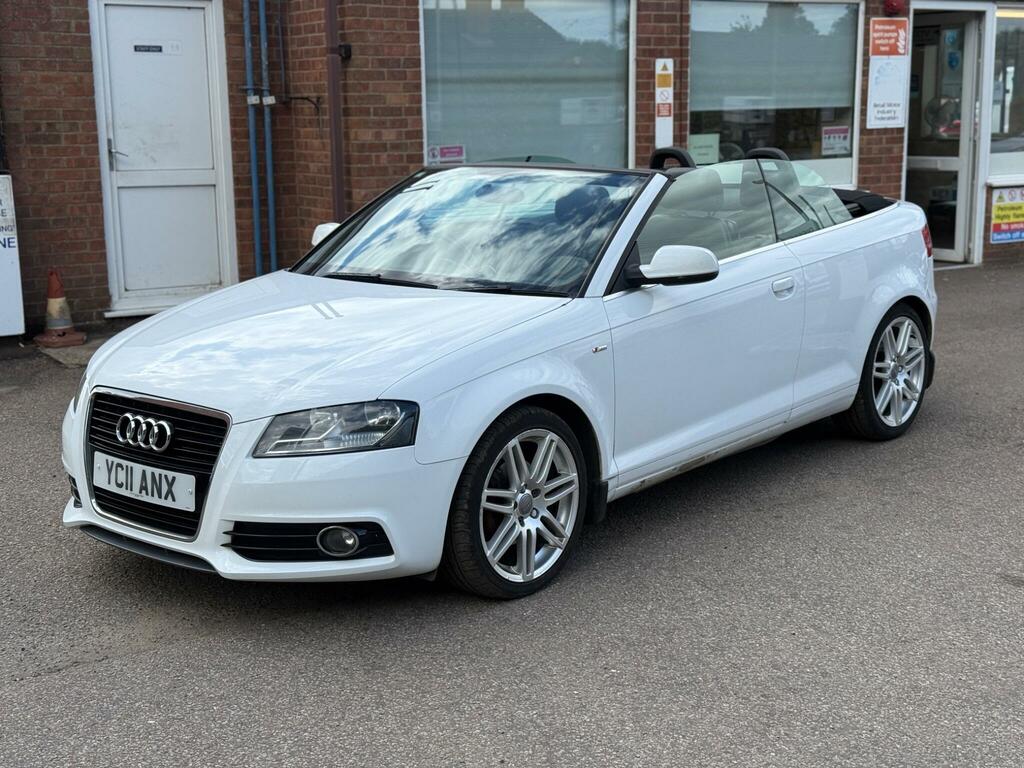 Audi A3 Cabriolet A3 Sport Tdi White #7