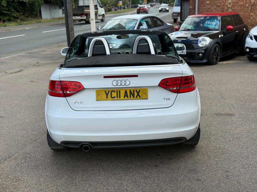 Audi A3 Cabriolet A3 Sport Tdi White #12
