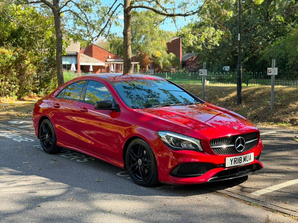 Mercedes-Benz CLA Class 1.6 Cla180 Amg Line Coupe 7G-dct Euro 6 Ss Red