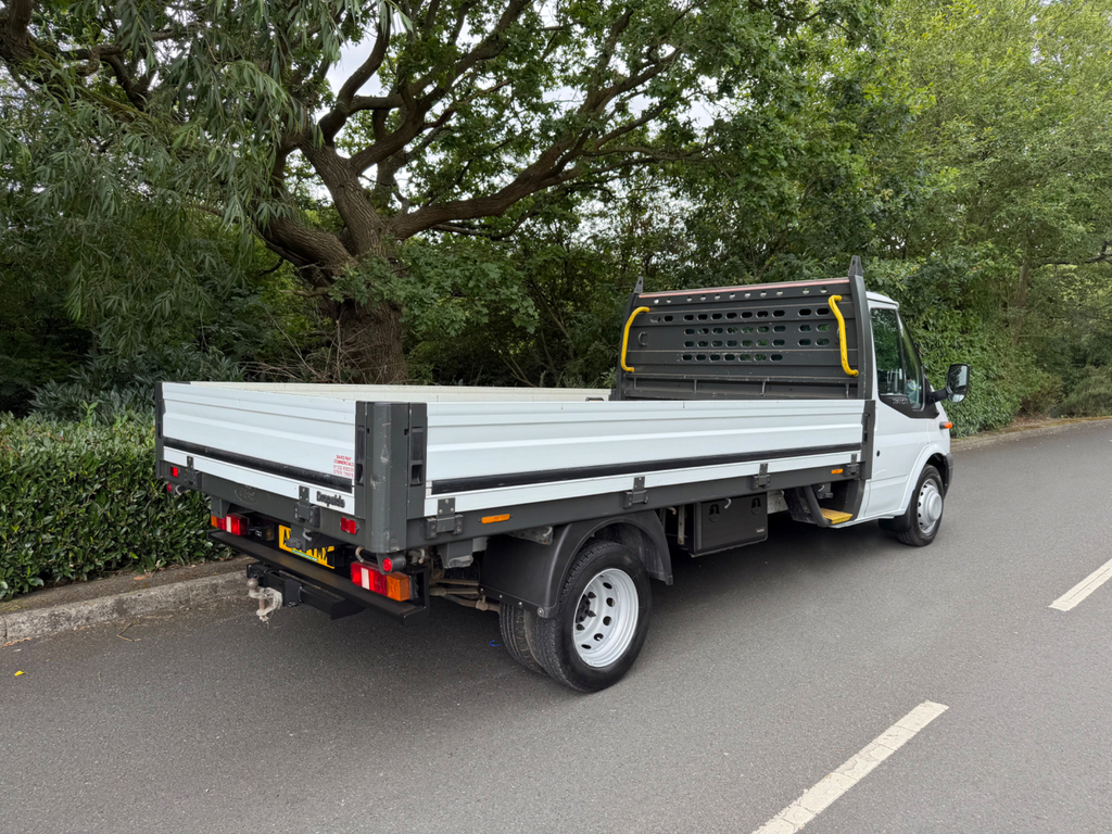 Ford Transit Custom 350 Lwb Dropside 12Ft 1 Company Owner Lo Miles 37K White #3