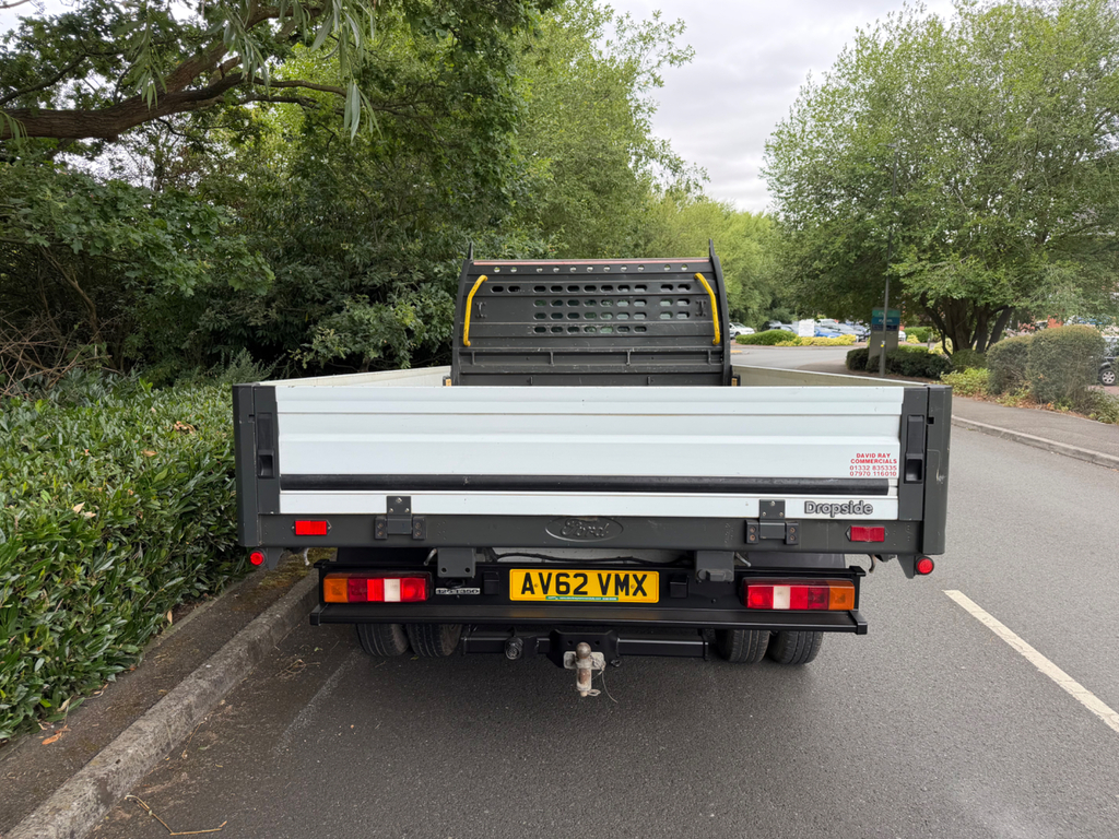 Ford Transit Custom 350 Lwb Dropside 12Ft 1 Company Owner Lo Miles 37K White #4
