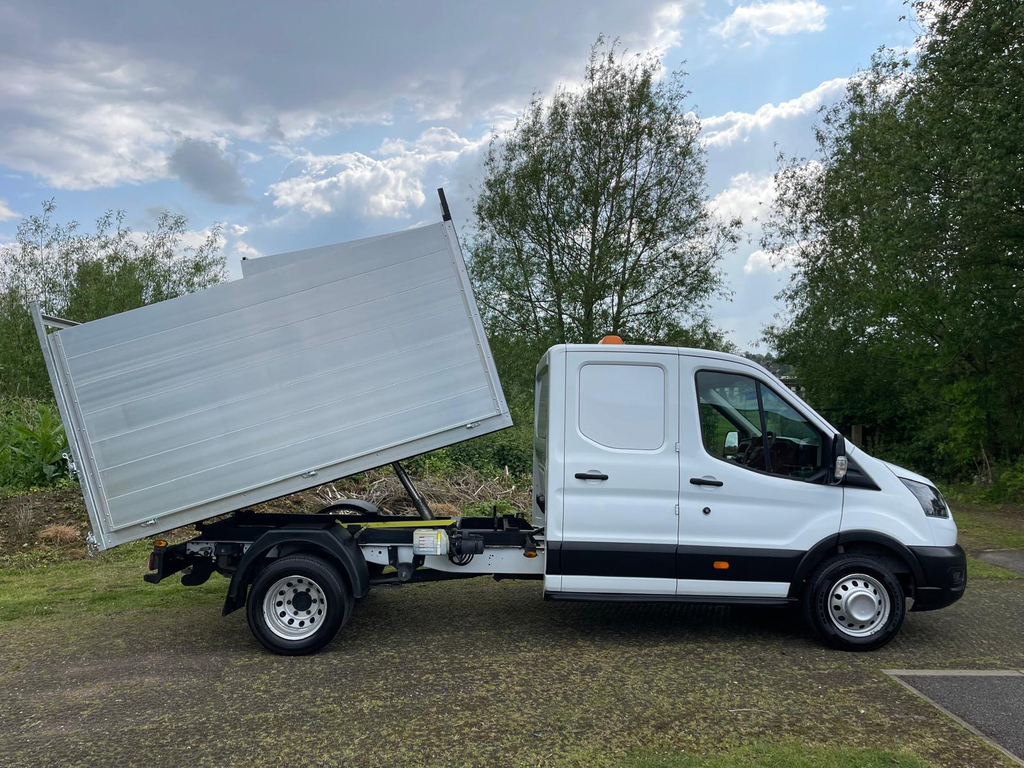 Ford Transit Custom 350 Double Cab Tool Box Arborist Tree Surgeon White