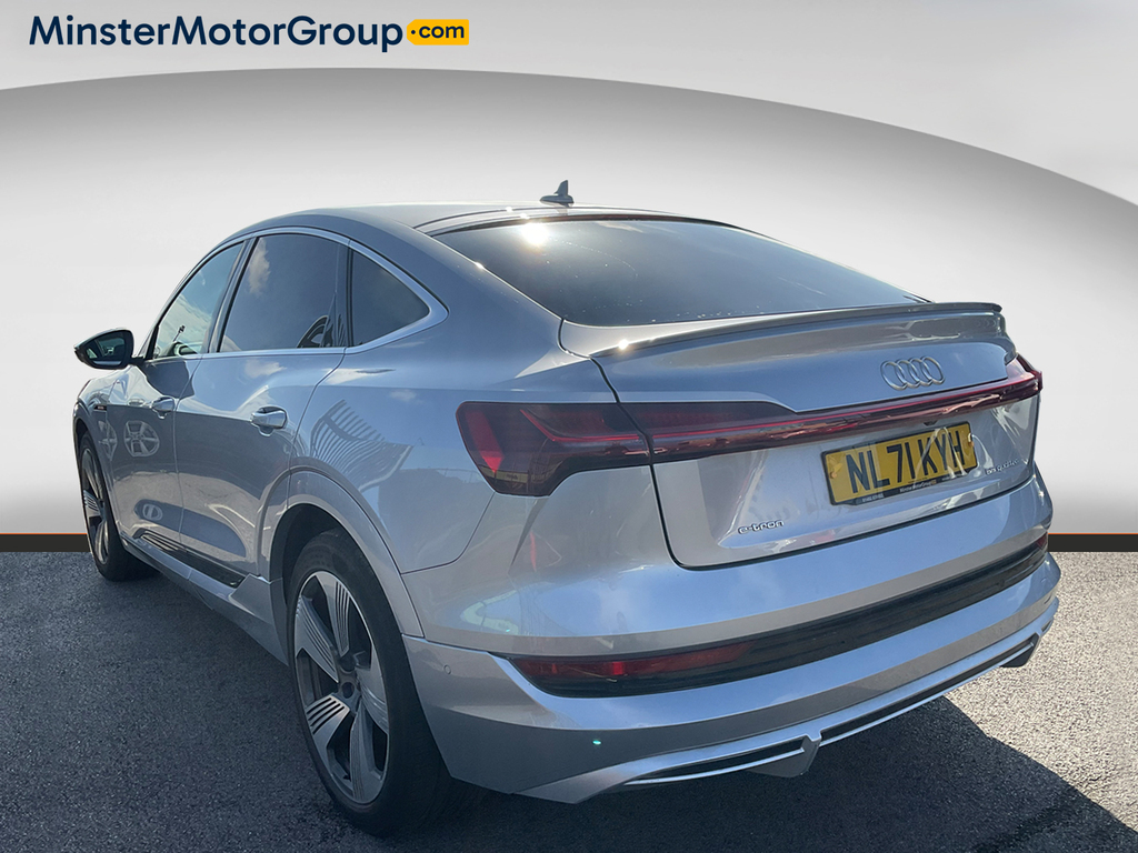 Audi E-Tron S S Line 55 Quattro Silver #4