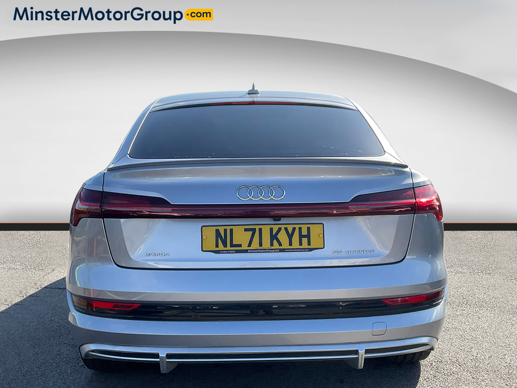 Audi E-Tron S S Line 55 Quattro Silver #3