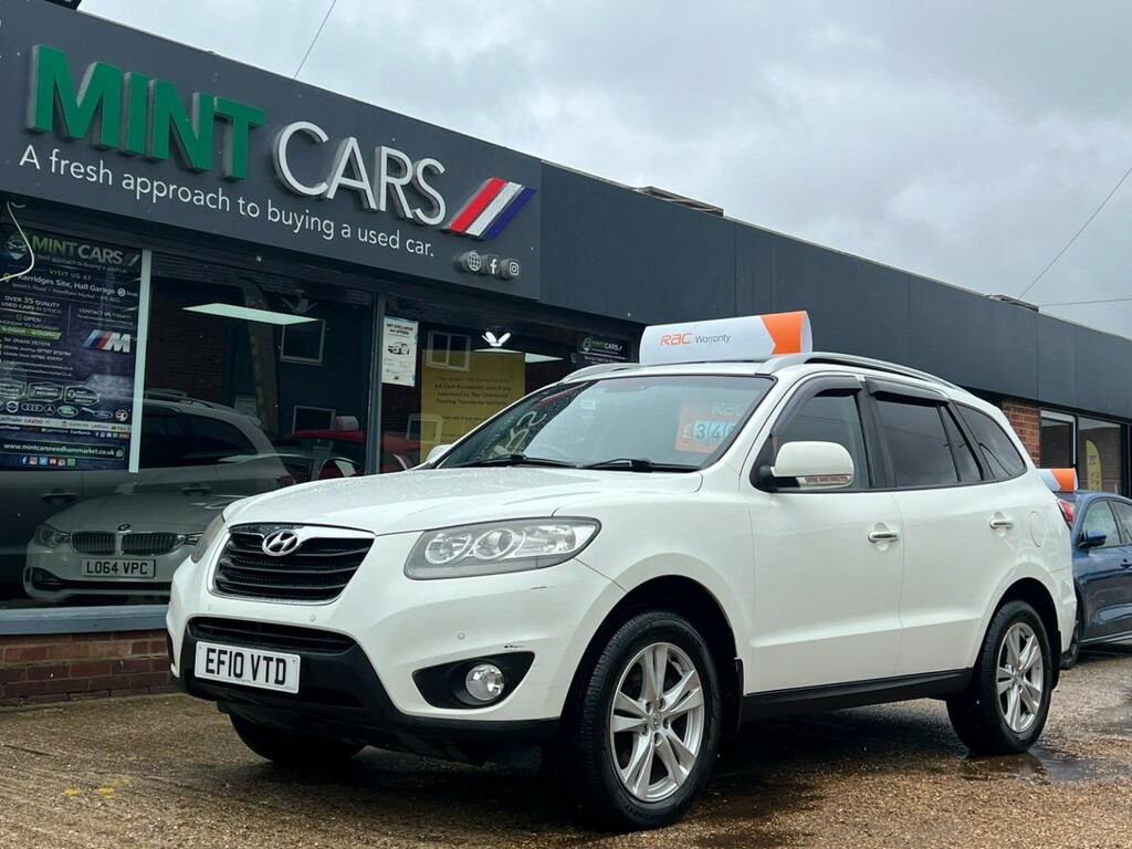 Hyundai Santa Fe 2.2 Crdi Premium White #4