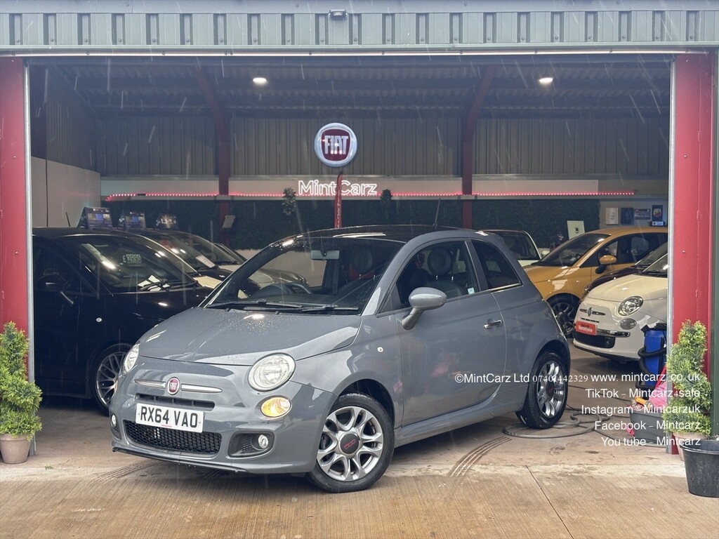 Fiat 500 Hatchback 0.9 500 0.9 Twinair 85Hp S 2014 Grey #2