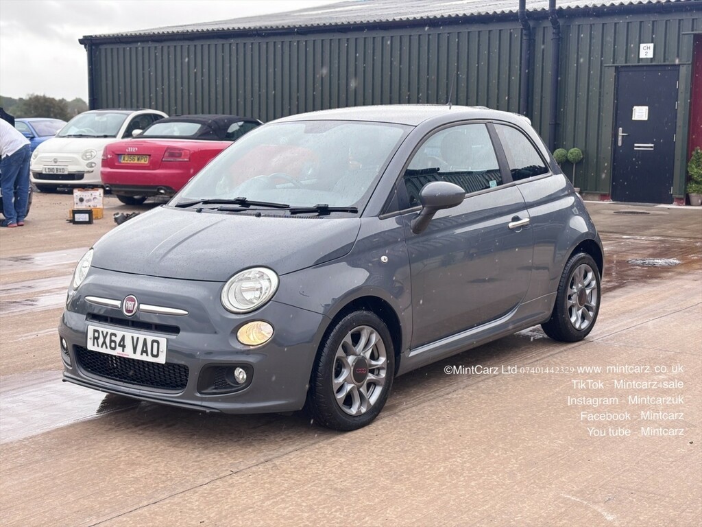 Fiat 500 Hatchback 0.9 500 0.9 Twinair 85Hp S 2014 Grey #5
