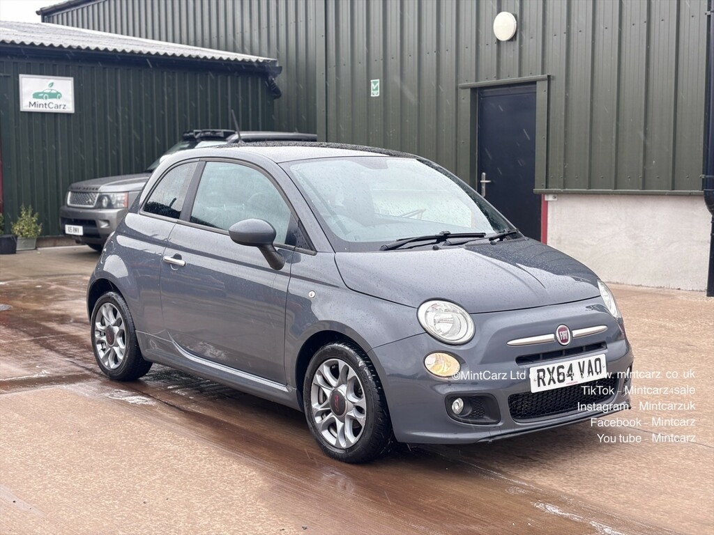 Fiat 500 Hatchback 0.9 500 0.9 Twinair 85Hp S 2014 Grey #3