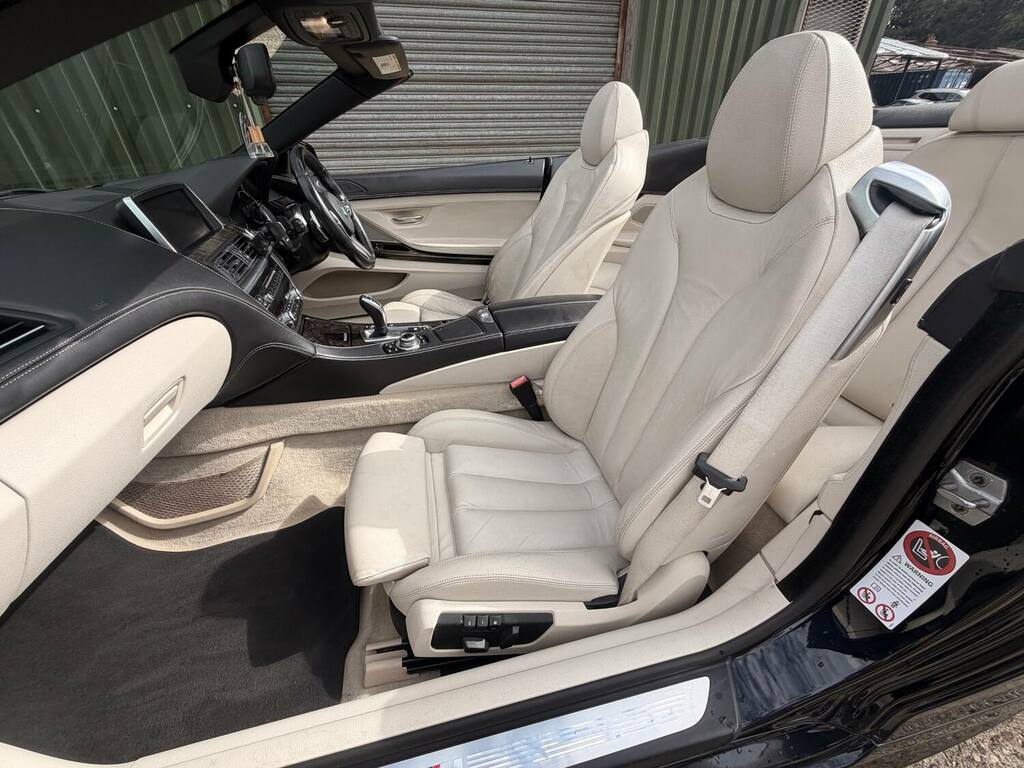 BMW 6 Series Convertible Black #17