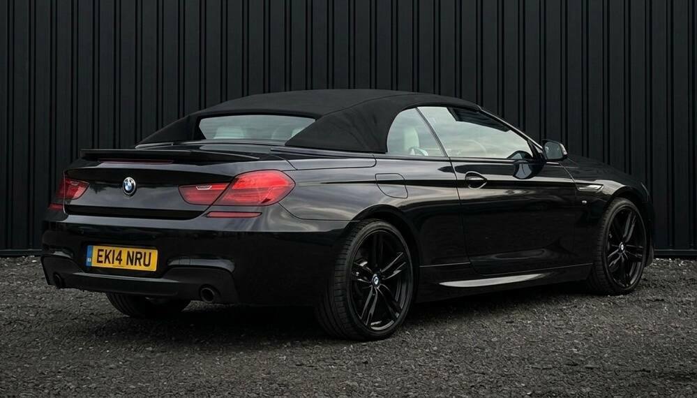 BMW 6 Series Convertible Black #10