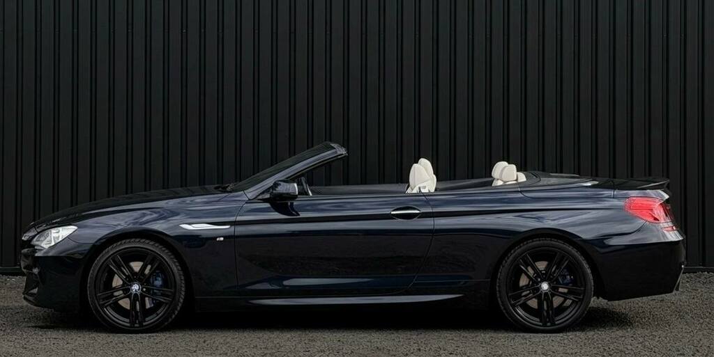 BMW 6 Series Convertible Black #7