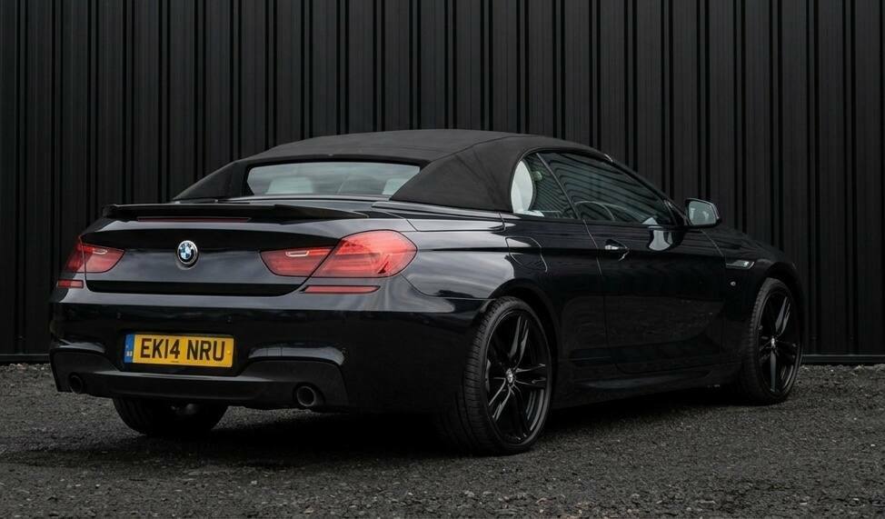 BMW 6 Series Convertible Black #12