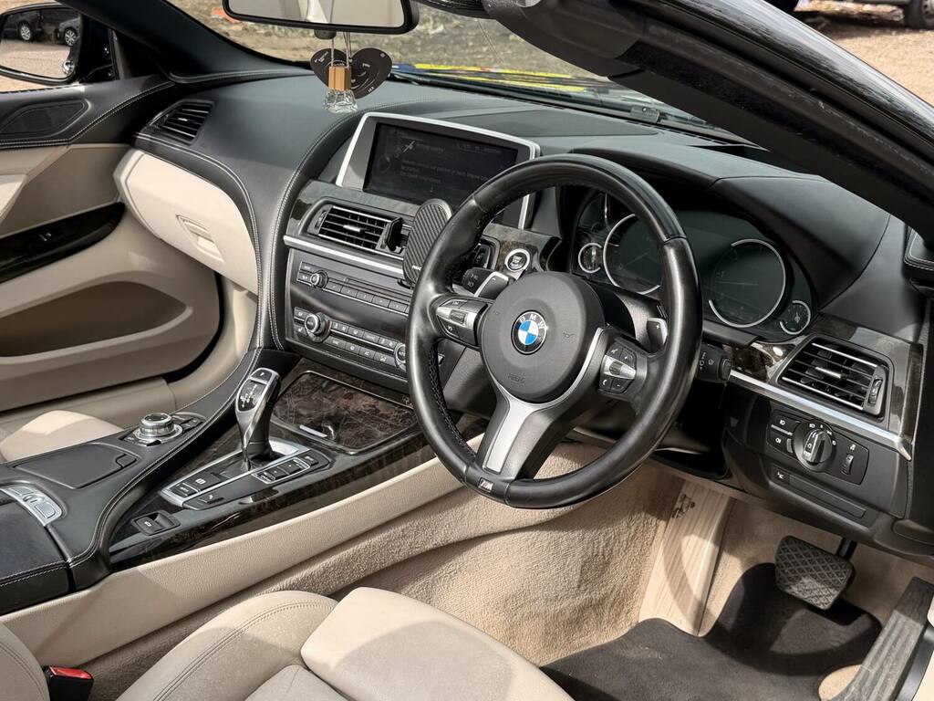 BMW 6 Series Convertible Black #18