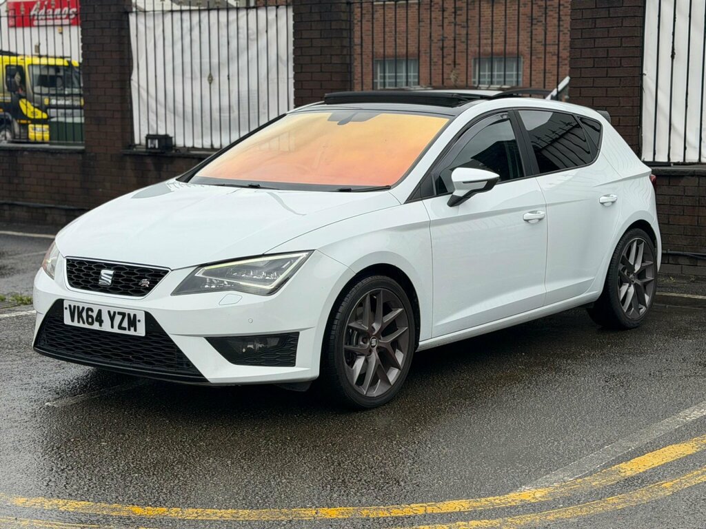 Seat Leon 2.0 Tdi Cr Fr Euro 5 Ss White #3