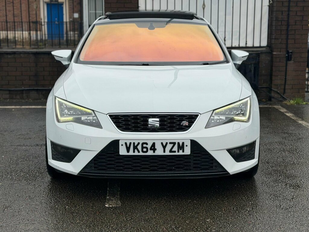 Seat Leon 2.0 Tdi Cr Fr Euro 5 Ss White #2