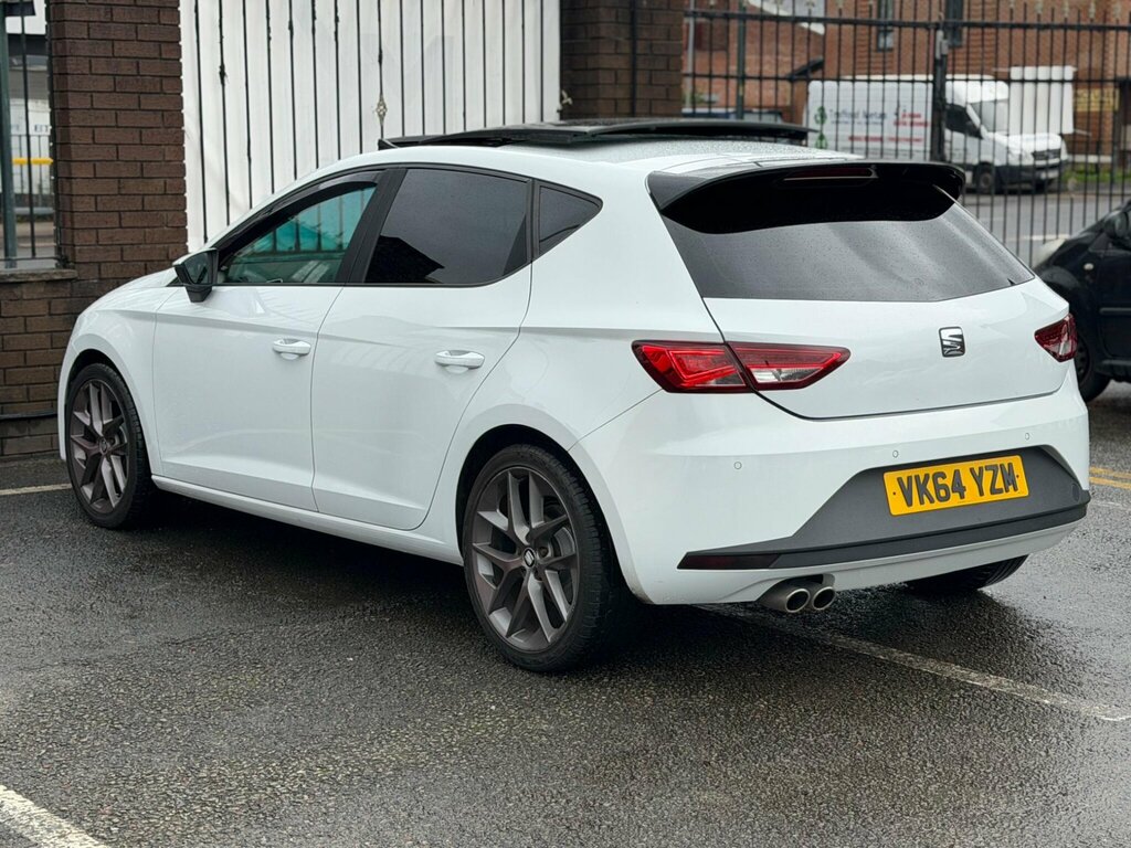 Seat Leon 2.0 Tdi Cr Fr Euro 5 Ss White #5