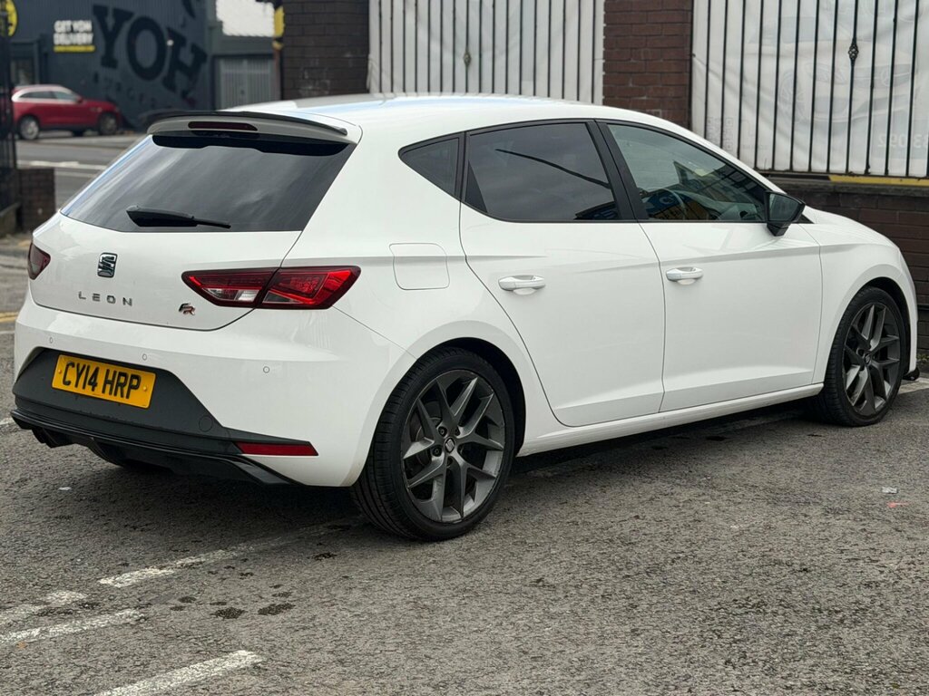 Seat Leon 2.0 Tdi Cr Fr Euro 5 Ss White #5